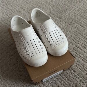 Native Kids Shoes - White